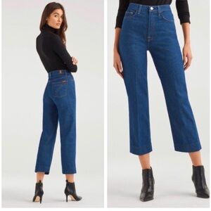 NWT 7fam. Baby Jo Crop Jeans 32